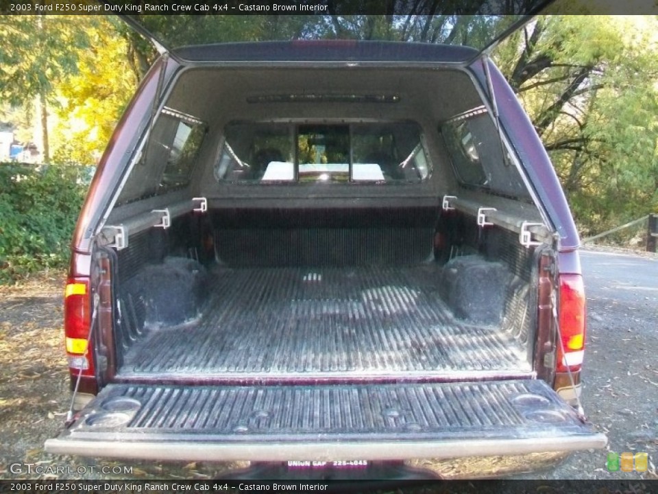 Castano Brown Interior Trunk for the 2003 Ford F250 Super Duty King Ranch Crew Cab 4x4 #58181402
