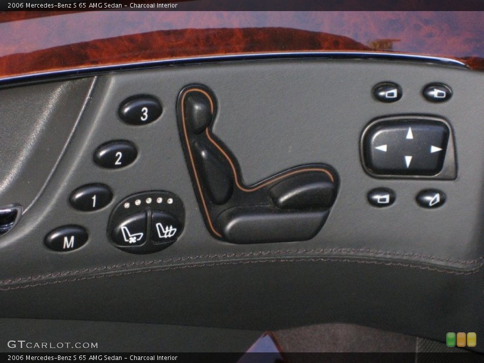 Charcoal Interior Controls for the 2006 Mercedes-Benz S 65 AMG Sedan #58182296