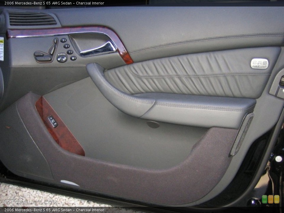 Charcoal Interior Door Panel for the 2006 Mercedes-Benz S 65 AMG Sedan #58182302