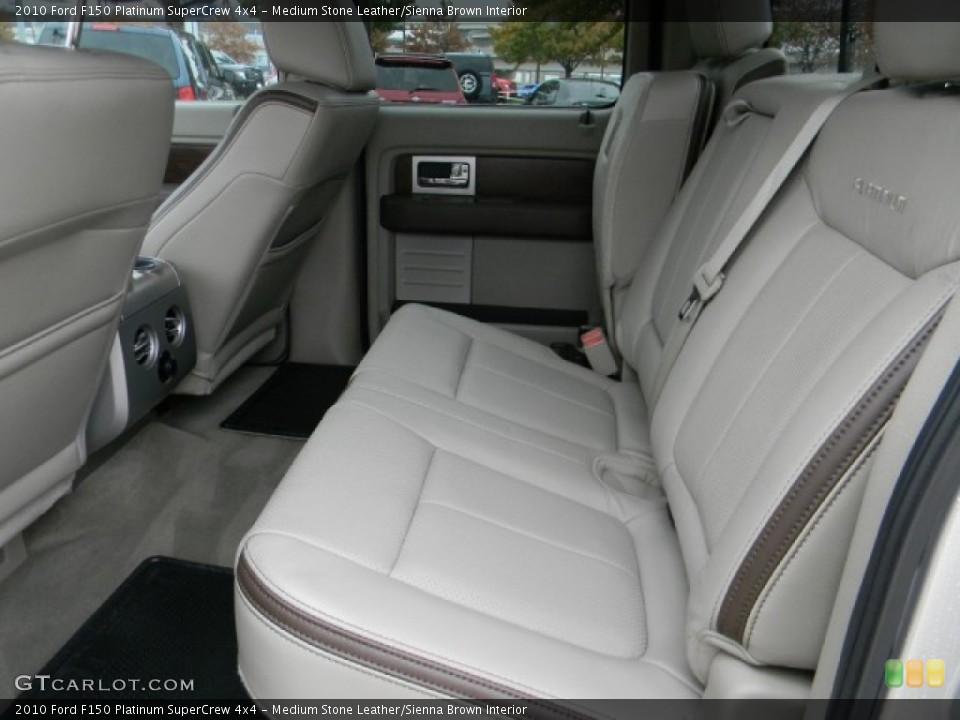 Medium Stone Leather/Sienna Brown Interior Photo for the 2010 Ford F150 Platinum SuperCrew 4x4 #58184259