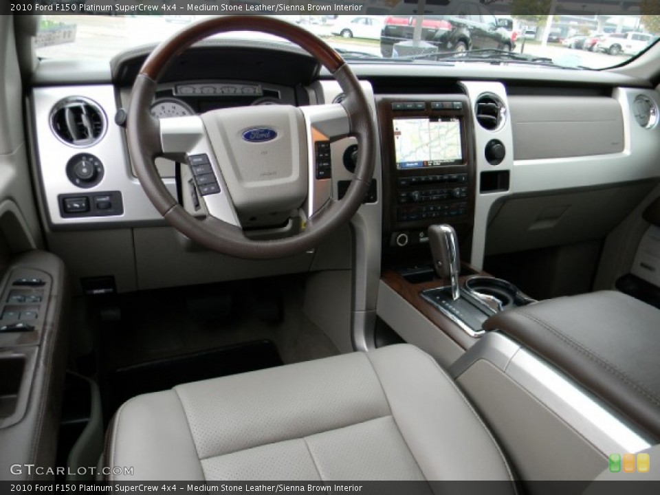 Medium Stone Leather/Sienna Brown Interior Prime Interior for the 2010 Ford F150 Platinum SuperCrew 4x4 #58184265