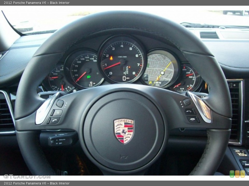 Black Interior Steering Wheel for the 2012 Porsche Panamera V6 #58185137