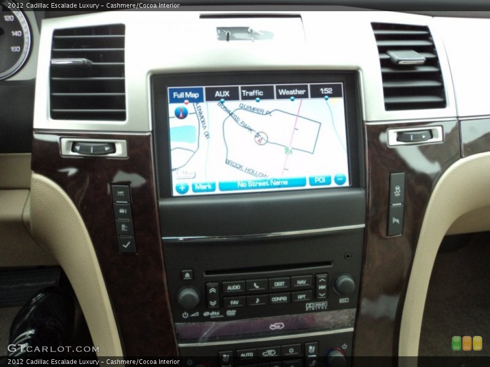 Cashmere/Cocoa Interior Navigation for the 2012 Cadillac Escalade Luxury #58186386