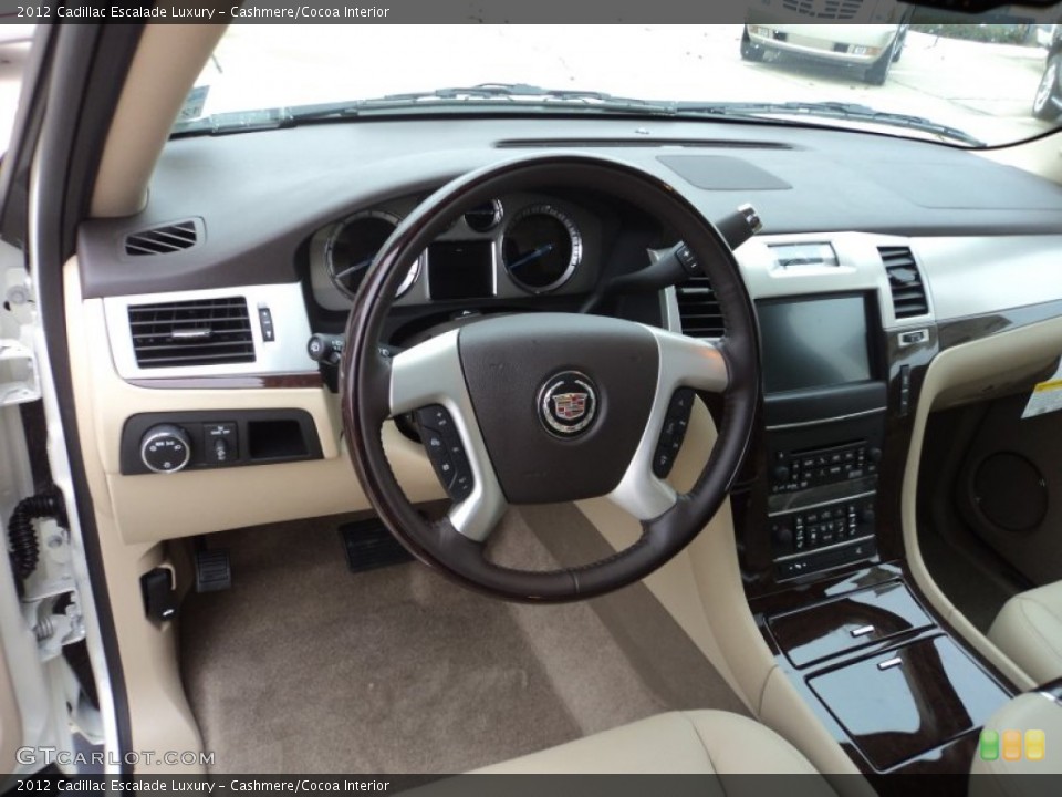 Cashmere/Cocoa Interior Dashboard for the 2012 Cadillac Escalade Luxury #58186458