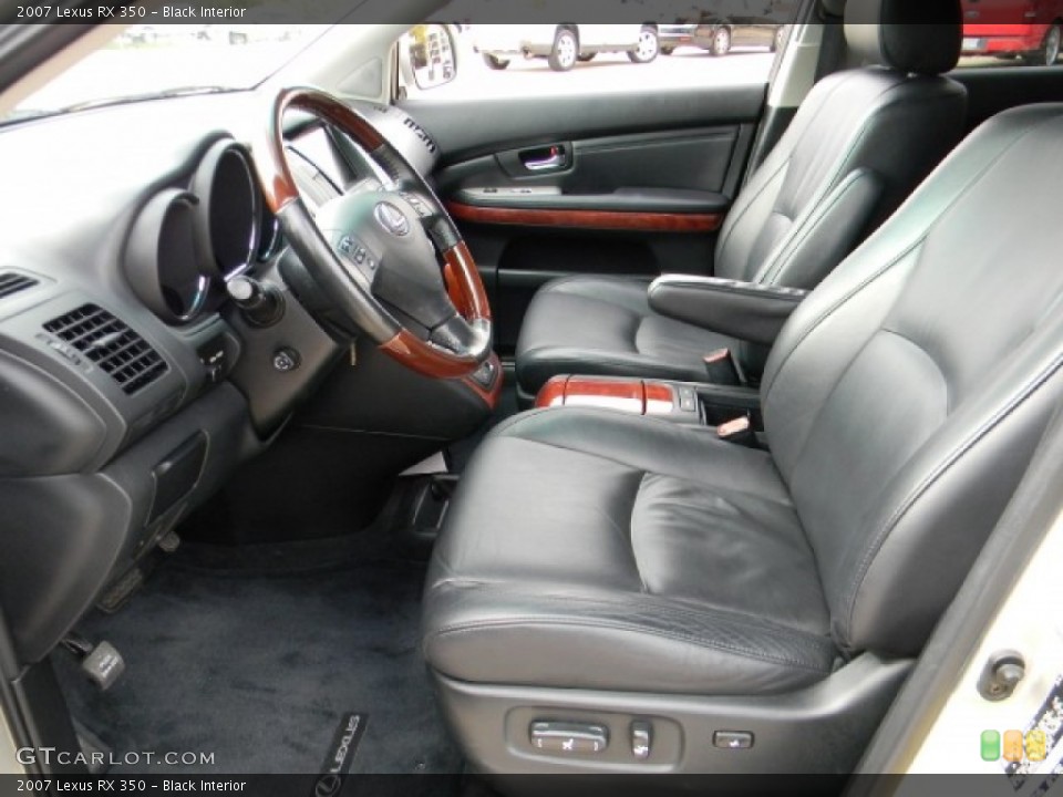 Black Interior Photo for the 2007 Lexus RX 350 #58187001