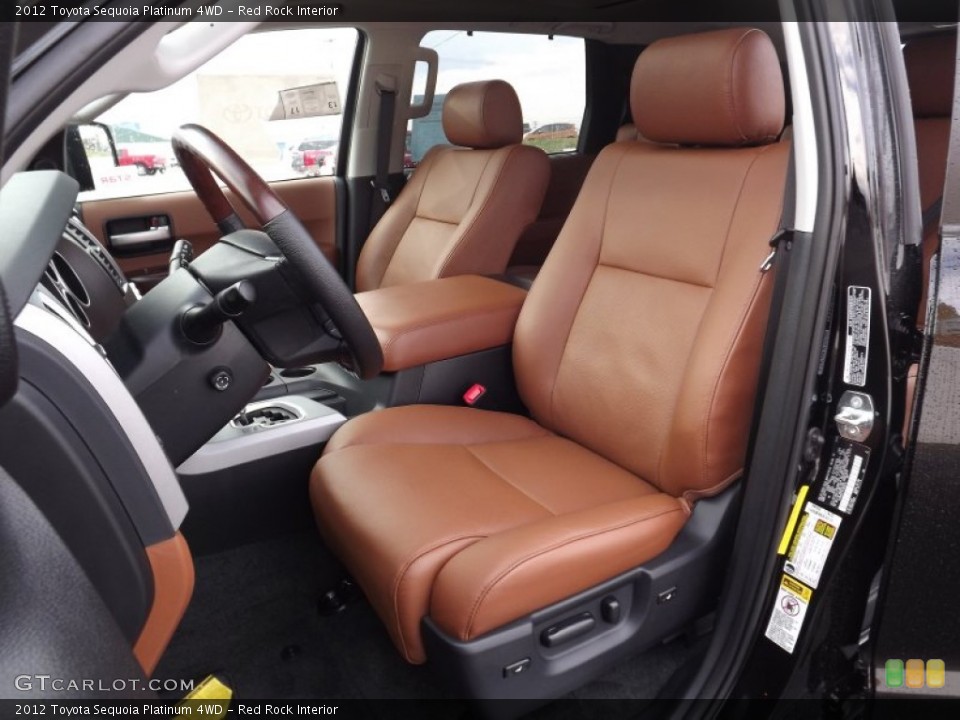 Red Rock Interior Photo for the 2012 Toyota Sequoia Platinum 4WD #58187404