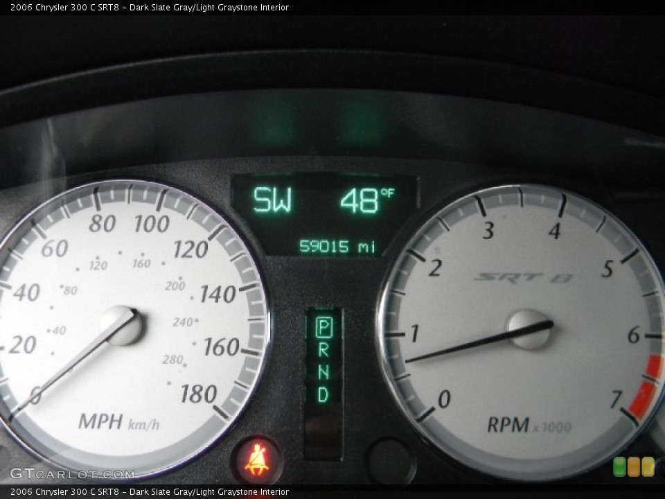 Dark Slate Gray/Light Graystone Interior Gauges for the 2006 Chrysler 300 C SRT8 #58187671