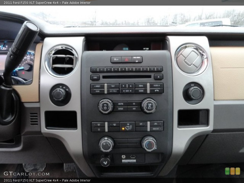 Pale Adobe Interior Controls for the 2011 Ford F150 XLT SuperCrew 4x4 #58188650