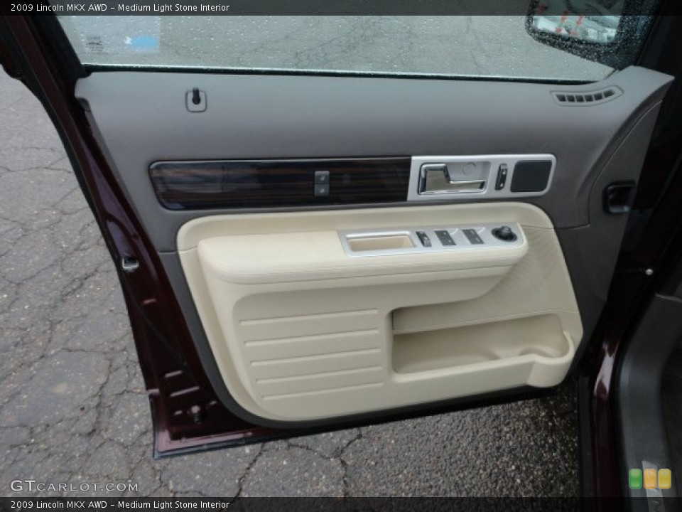 Medium Light Stone Interior Door Panel for the 2009 Lincoln MKX AWD #58189652