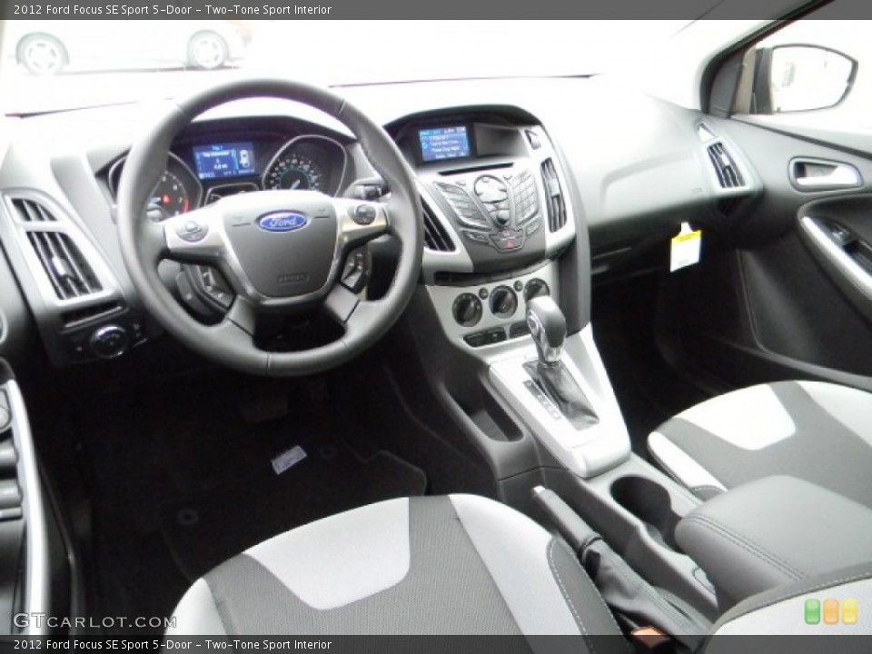 Two-Tone Sport Interior Prime Interior for the 2012 Ford Focus SE Sport 5-Door #58191006