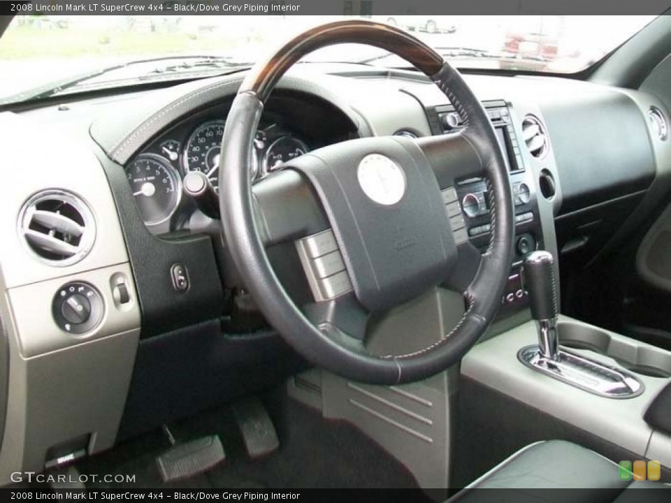 Black/Dove Grey Piping Interior Photo for the 2008 Lincoln Mark LT SuperCrew 4x4 #58191753