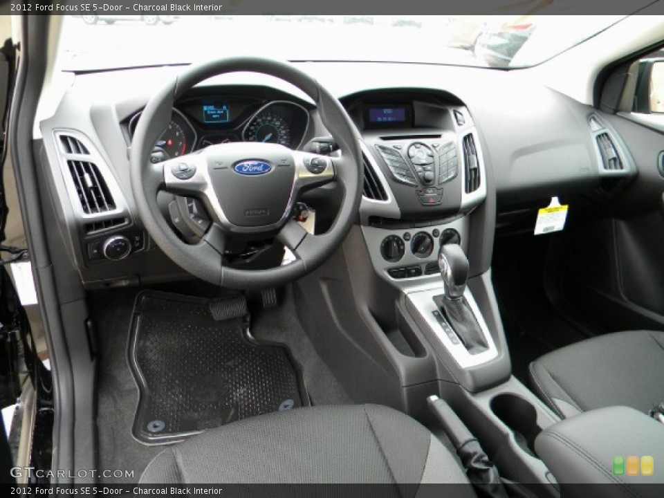 Charcoal Black Interior Dashboard for the 2012 Ford Focus SE 5-Door #58191762