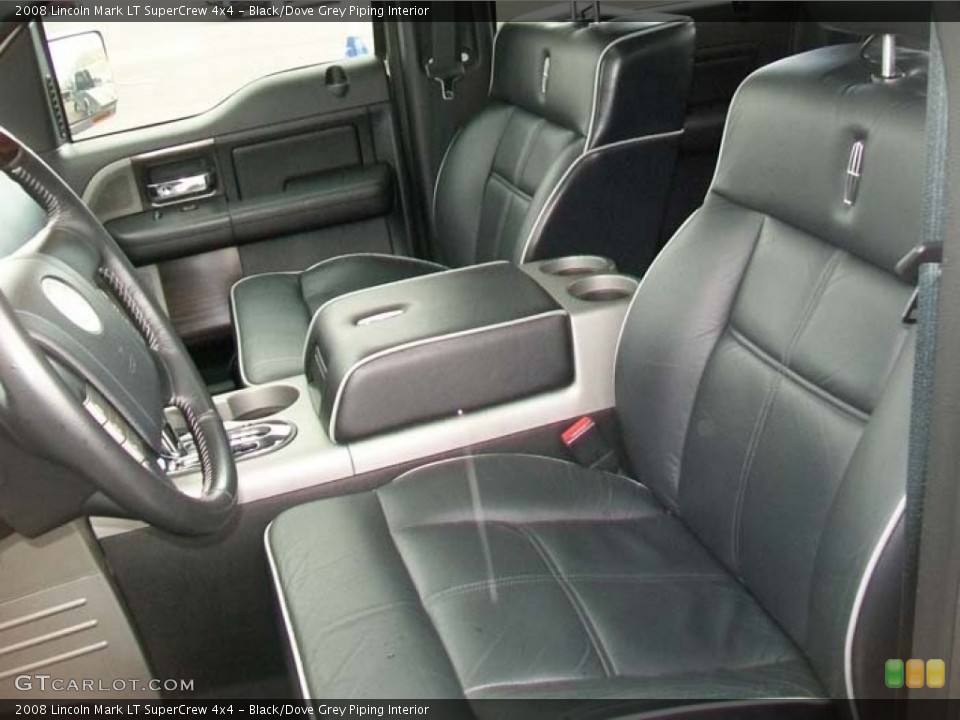 Black/Dove Grey Piping Interior Photo for the 2008 Lincoln Mark LT SuperCrew 4x4 #58191768