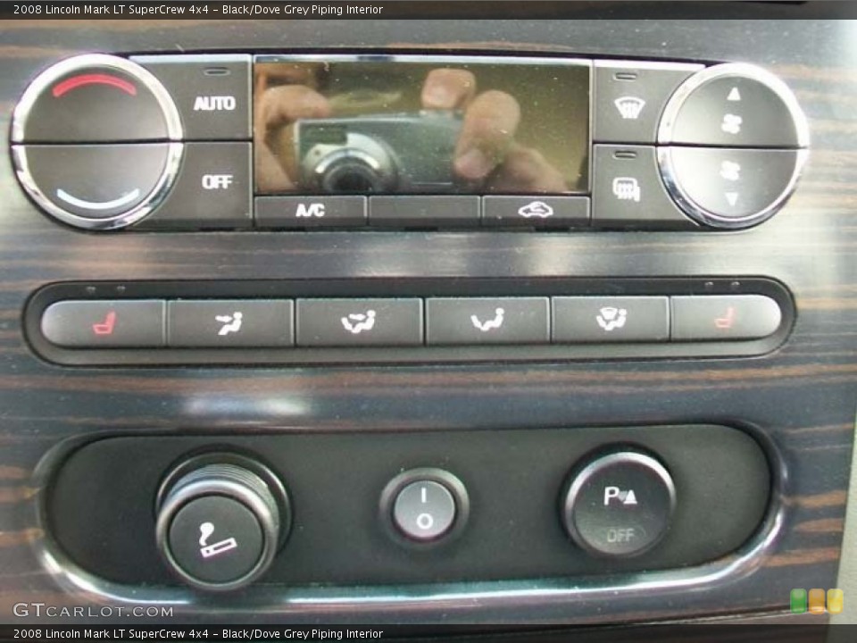 Black/Dove Grey Piping Interior Controls for the 2008 Lincoln Mark LT SuperCrew 4x4 #58191855