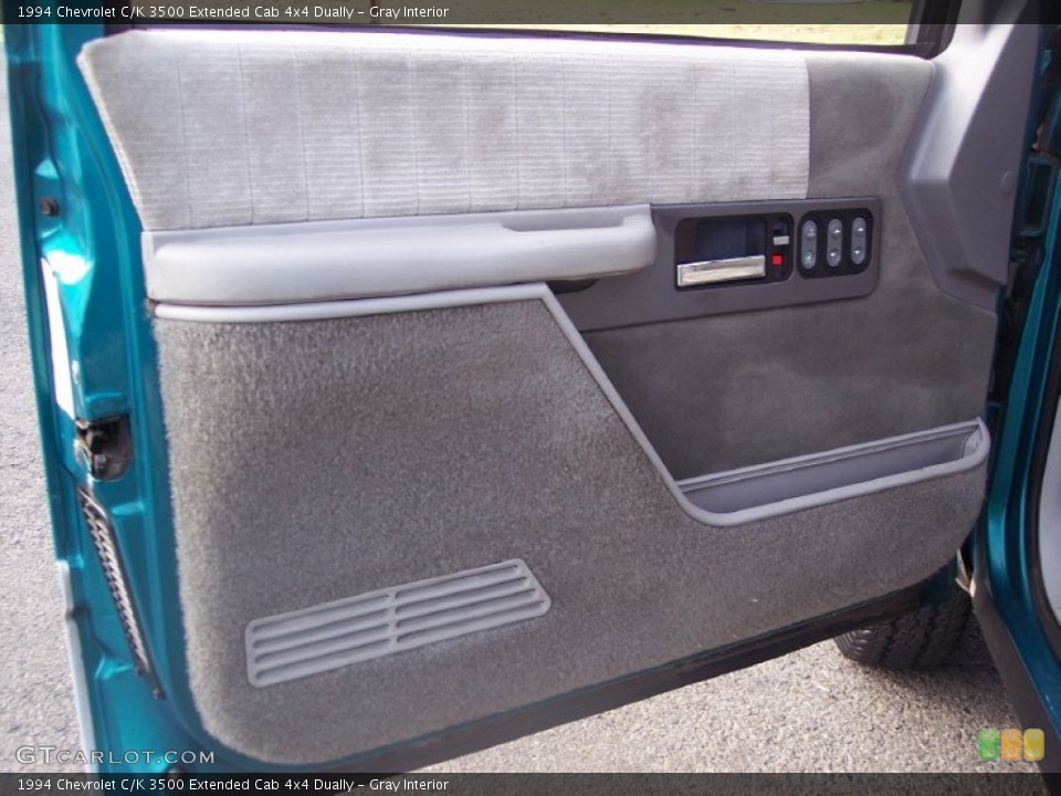 Gray Interior Door Panel for the 1994 Chevrolet C/K 3500 Extended Cab 4x4 Dually #58192224