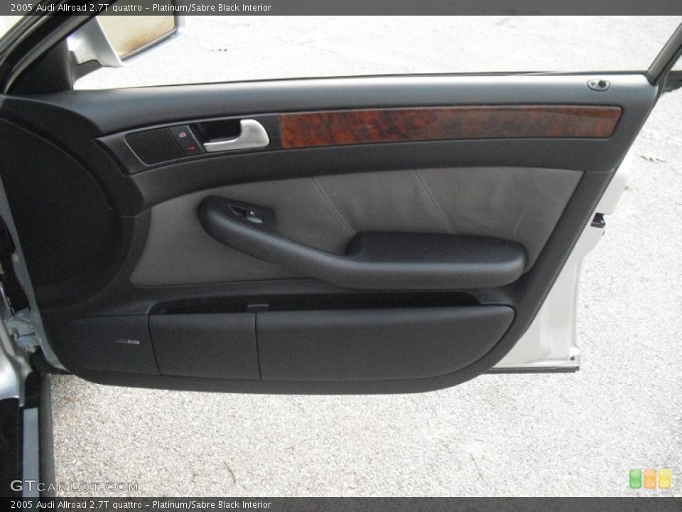 Platinum/Sabre Black Interior Door Panel for the 2005 Audi Allroad 2.7T quattro #58192981
