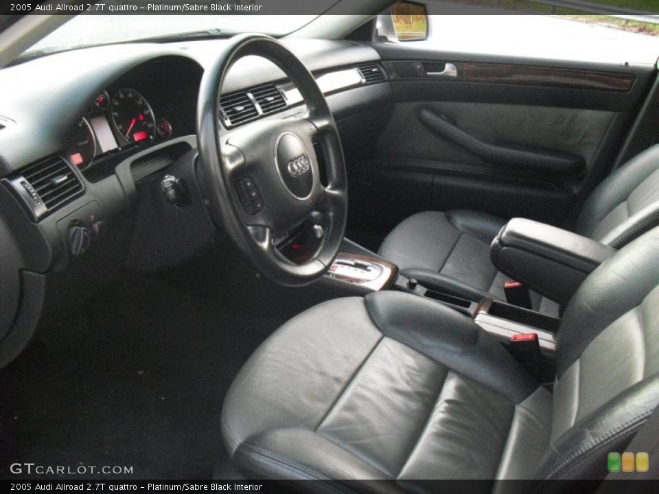 Platinum/Sabre Black Interior Photo for the 2005 Audi Allroad 2.7T quattro #58192993