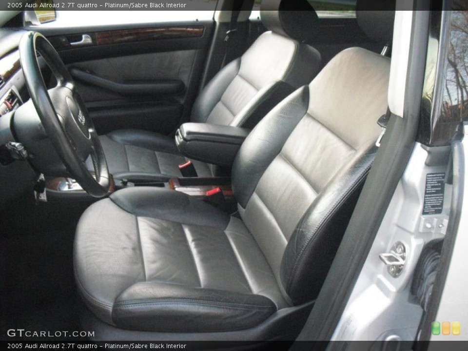 Platinum/Sabre Black Interior Photo for the 2005 Audi Allroad 2.7T quattro #58193004