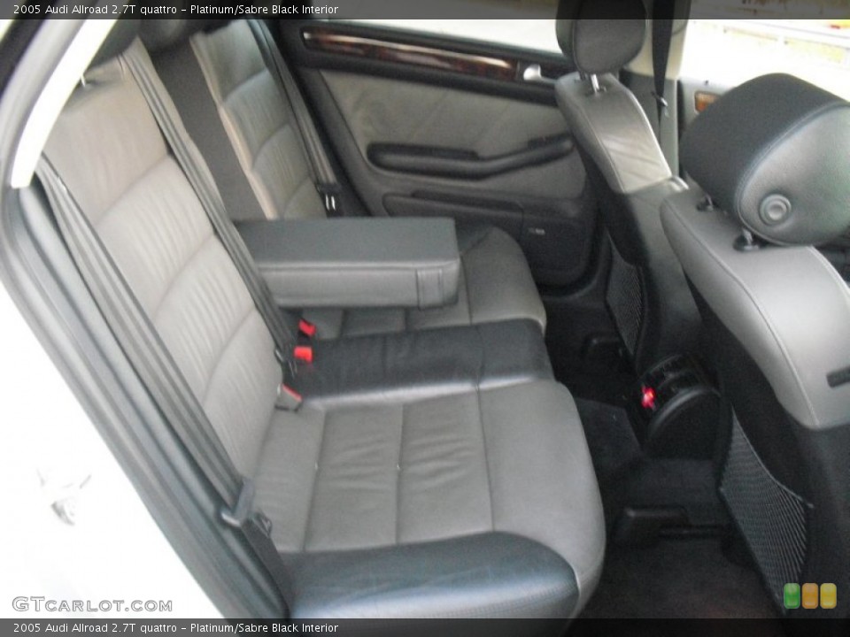 Platinum/Sabre Black Interior Photo for the 2005 Audi Allroad 2.7T quattro #58193129