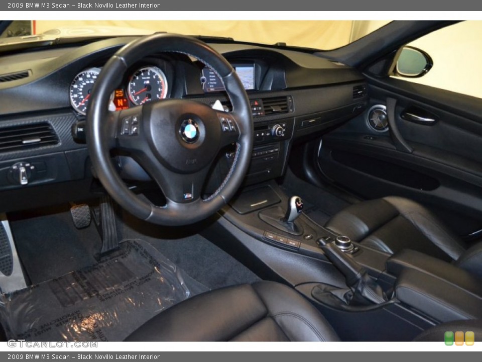 Black Novillo Leather Interior Prime Interior for the 2009 BMW M3 Sedan #58193691