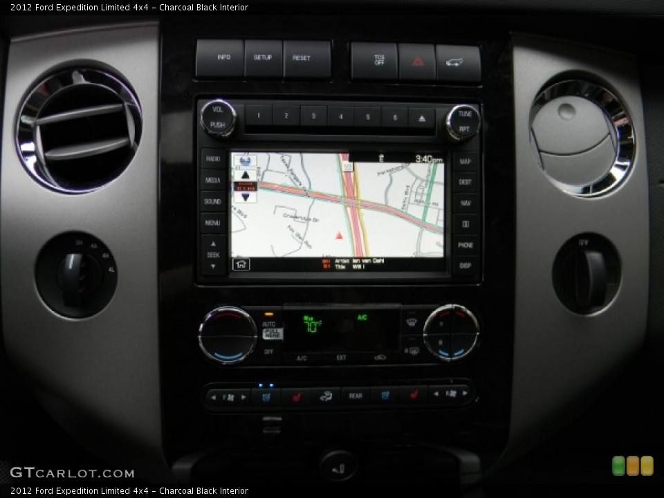 Charcoal Black Interior Navigation for the 2012 Ford Expedition Limited 4x4 #58195293