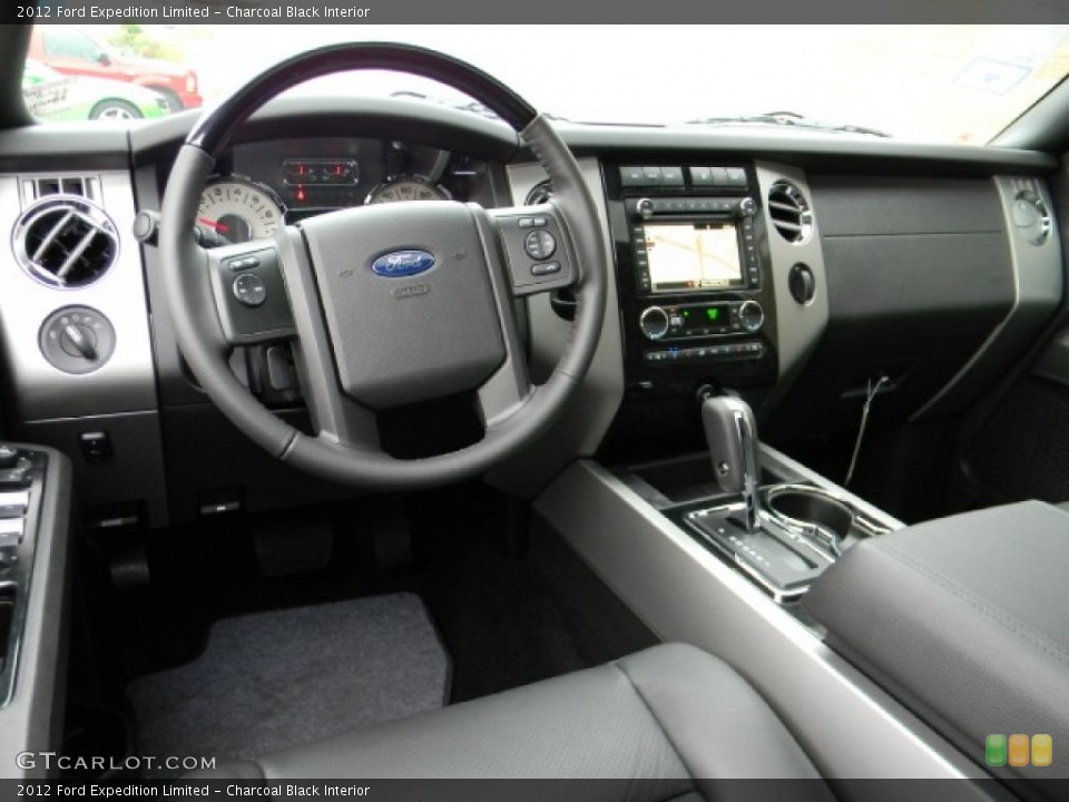 Charcoal Black Interior Dashboard for the 2012 Ford Expedition Limited #58195359