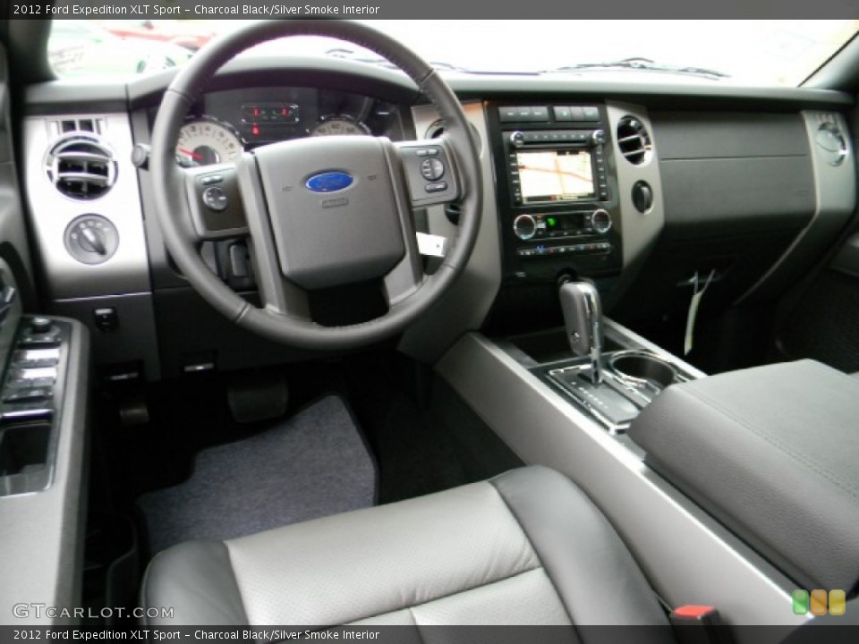Charcoal Black/Silver Smoke Interior Photo for the 2012 Ford Expedition XLT Sport #58195536