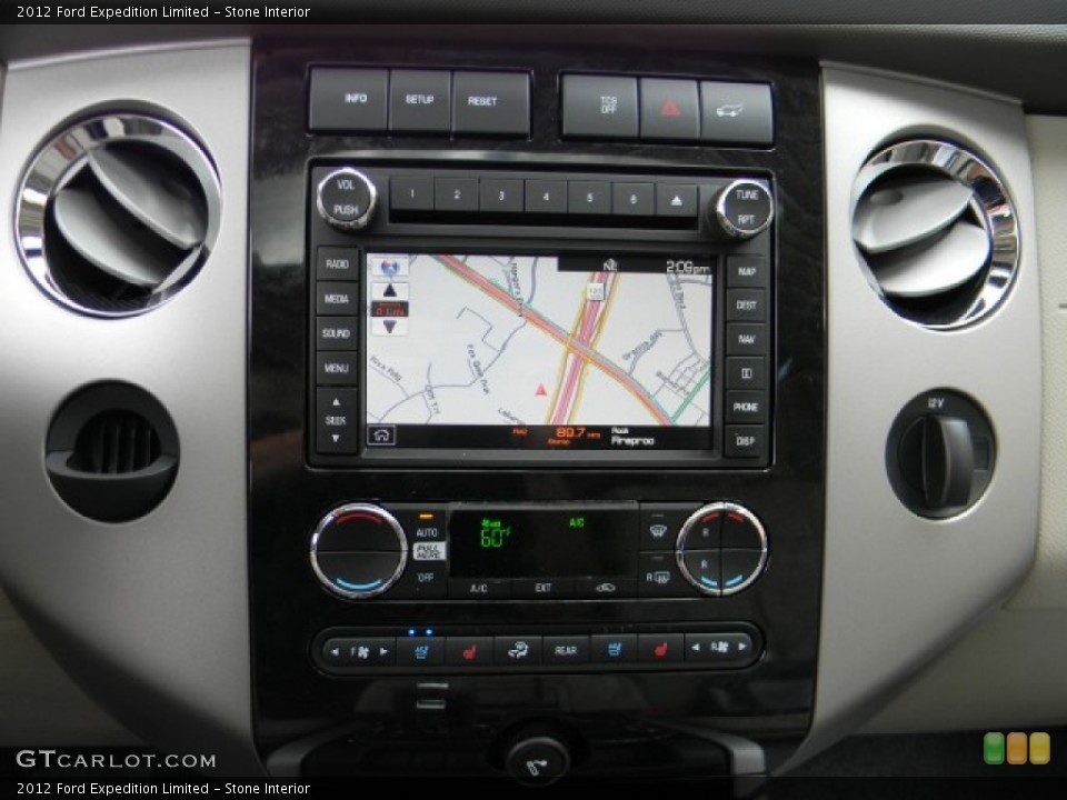 Stone Interior Navigation for the 2012 Ford Expedition Limited #58196048