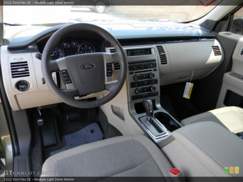 Medium Light Stone Interior Prime Interior for the 2012 Ford Flex SE #58197337