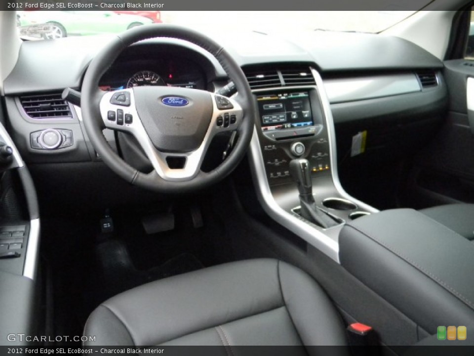 Charcoal Black Interior Prime Interior for the 2012 Ford Edge SEL EcoBoost #58197814