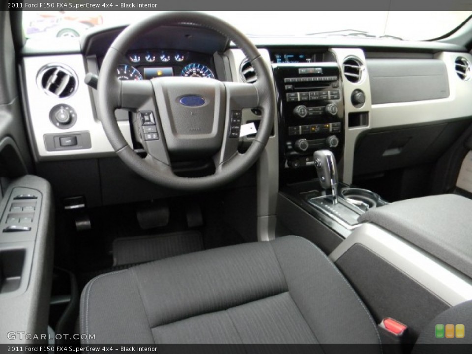 Black Interior Dashboard for the 2011 Ford F150 FX4 SuperCrew 4x4 #58201028