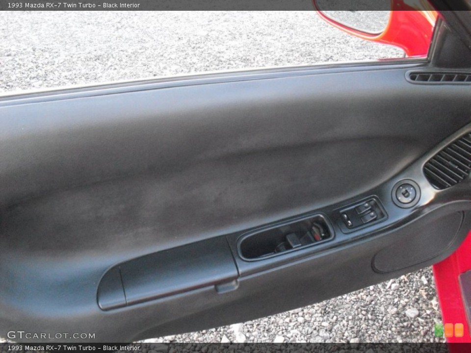 Black Interior Door Panel for the 1993 Mazda RX-7 Twin Turbo #58201691