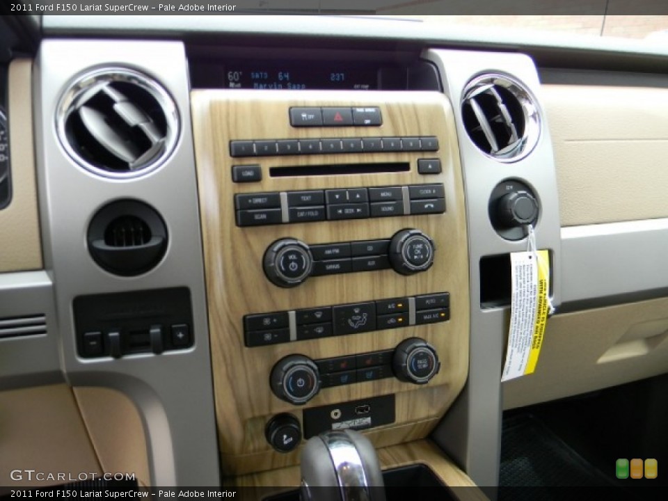 Pale Adobe Interior Controls for the 2011 Ford F150 Lariat SuperCrew #58201955