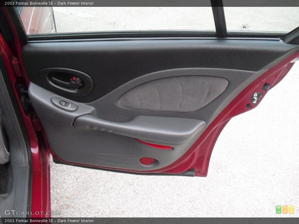 Dark Pewter Interior Door Panel for the 2003 Pontiac Bonneville SE #58202486