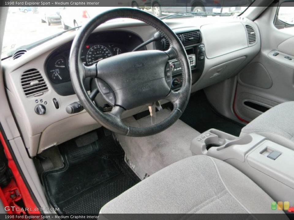 Medium Graphite Interior Prime Interior for the 1998 Ford Explorer Sport #58203961