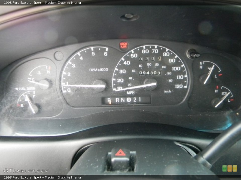 Medium Graphite Interior Gauges for the 1998 Ford Explorer Sport #58203970