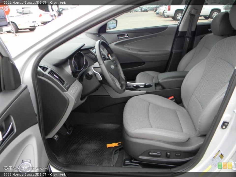 Gray Interior Photo for the 2011 Hyundai Sonata SE 2.0T #58204866
