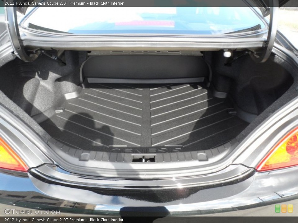 Black Cloth Interior Trunk for the 2012 Hyundai Genesis Coupe 2.0T Premium #58206126