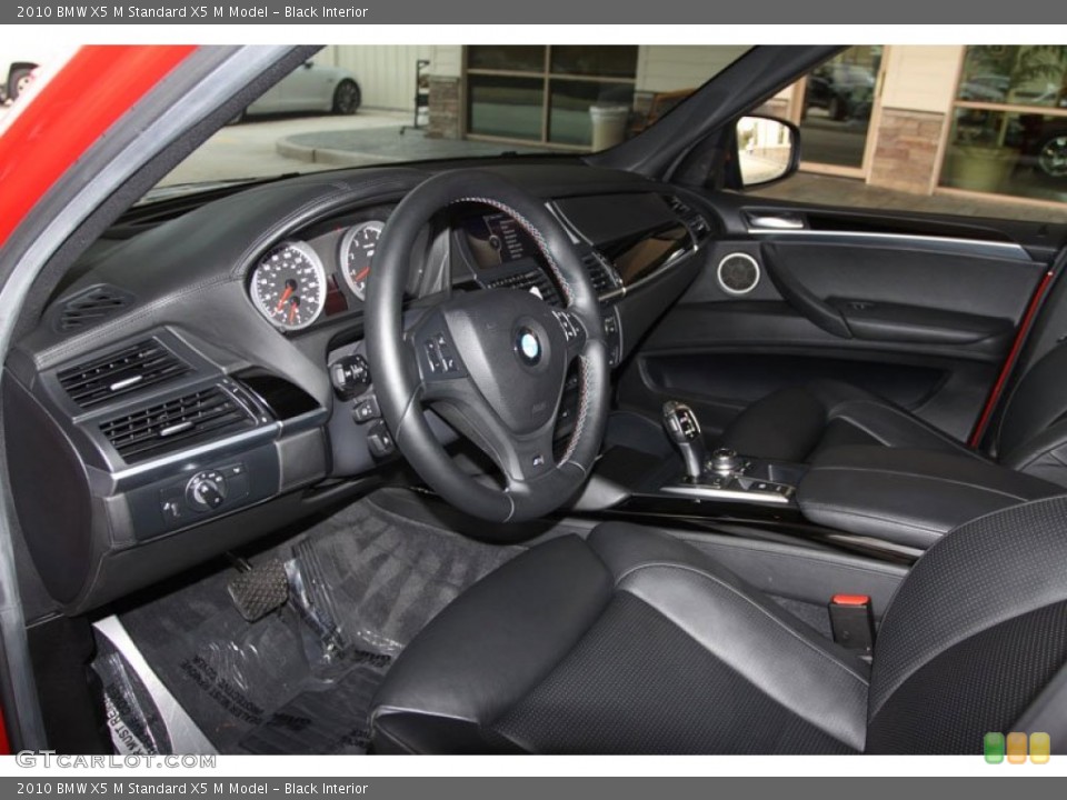 Black Interior Photo for the 2010 BMW X5 M  #58206204