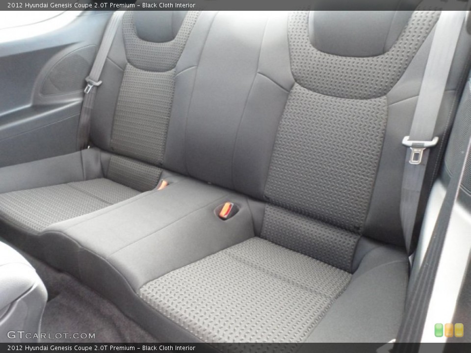 Black Cloth Interior Photo for the 2012 Hyundai Genesis Coupe 2.0T Premium #58206216