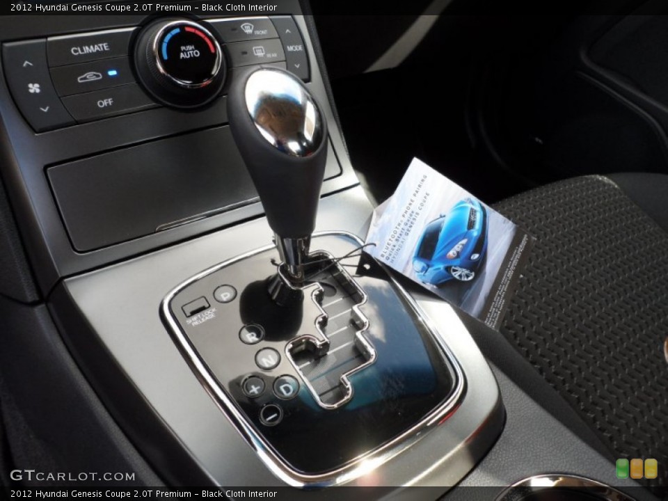 Black Cloth Interior Transmission for the 2012 Hyundai Genesis Coupe 2.0T Premium #58206278