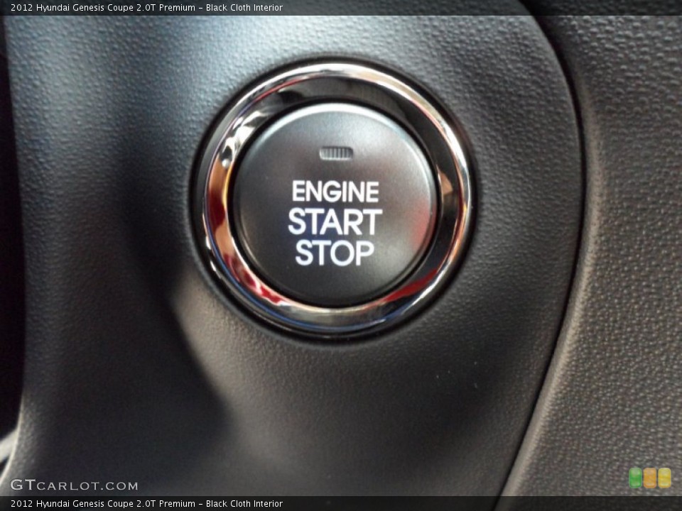 Black Cloth Interior Controls for the 2012 Hyundai Genesis Coupe 2.0T Premium #58206288