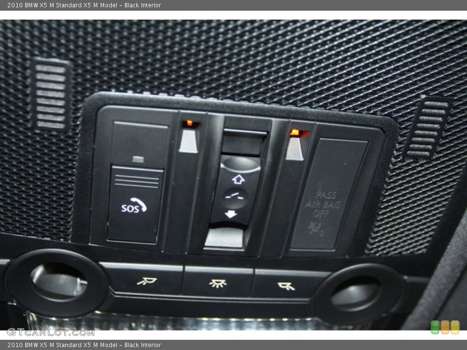 Black Interior Controls for the 2010 BMW X5 M  #58206497