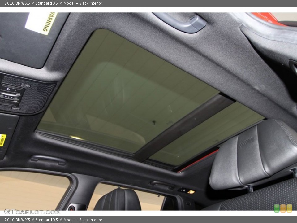 Black Interior Sunroof for the 2010 BMW X5 M  #58206506