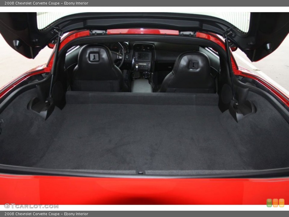 Ebony Interior Trunk for the 2008 Chevrolet Corvette Coupe #58207512