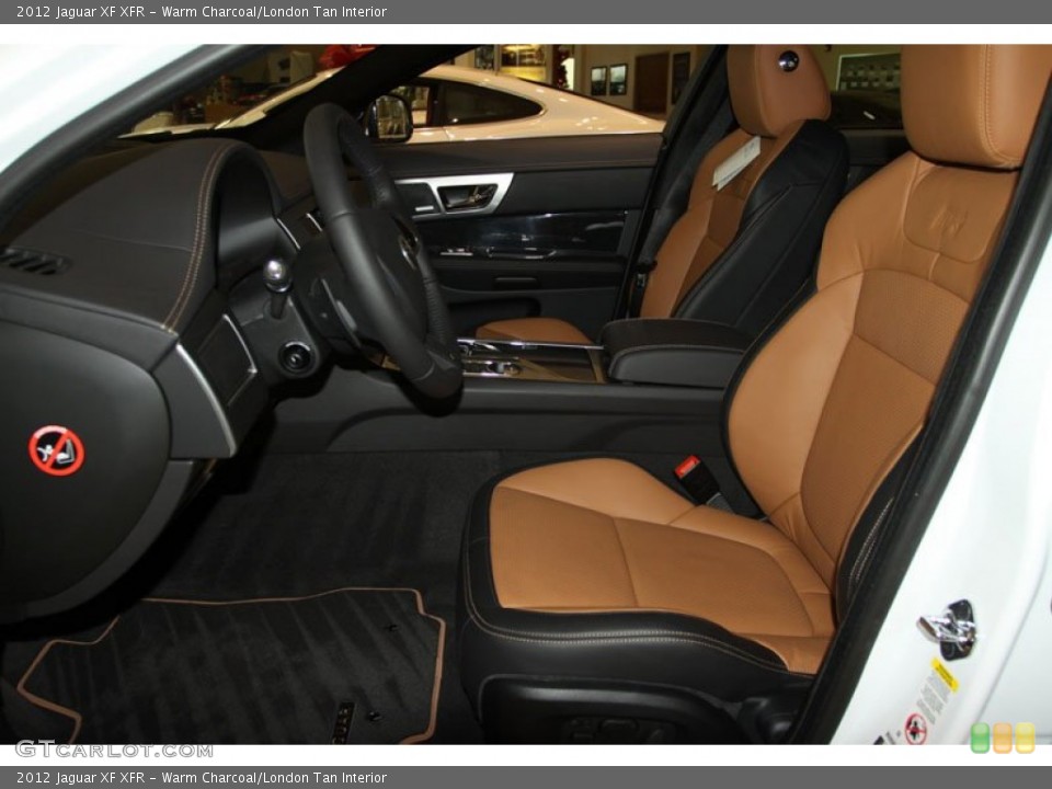 Warm Charcoal/London Tan Interior Photo for the 2012 Jaguar XF XFR #58207637