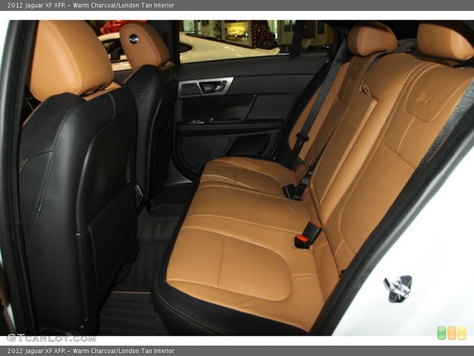 Warm Charcoal/London Tan 2012 Jaguar XF Interiors