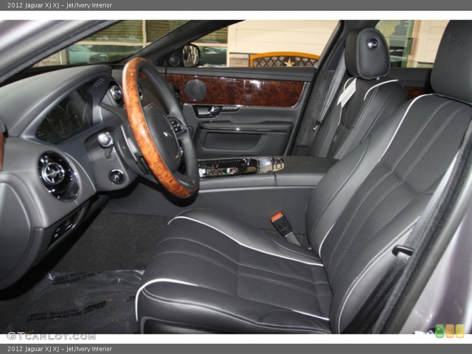 Jet/Ivory Interior Photo for the 2012 Jaguar XJ XJ #58208063