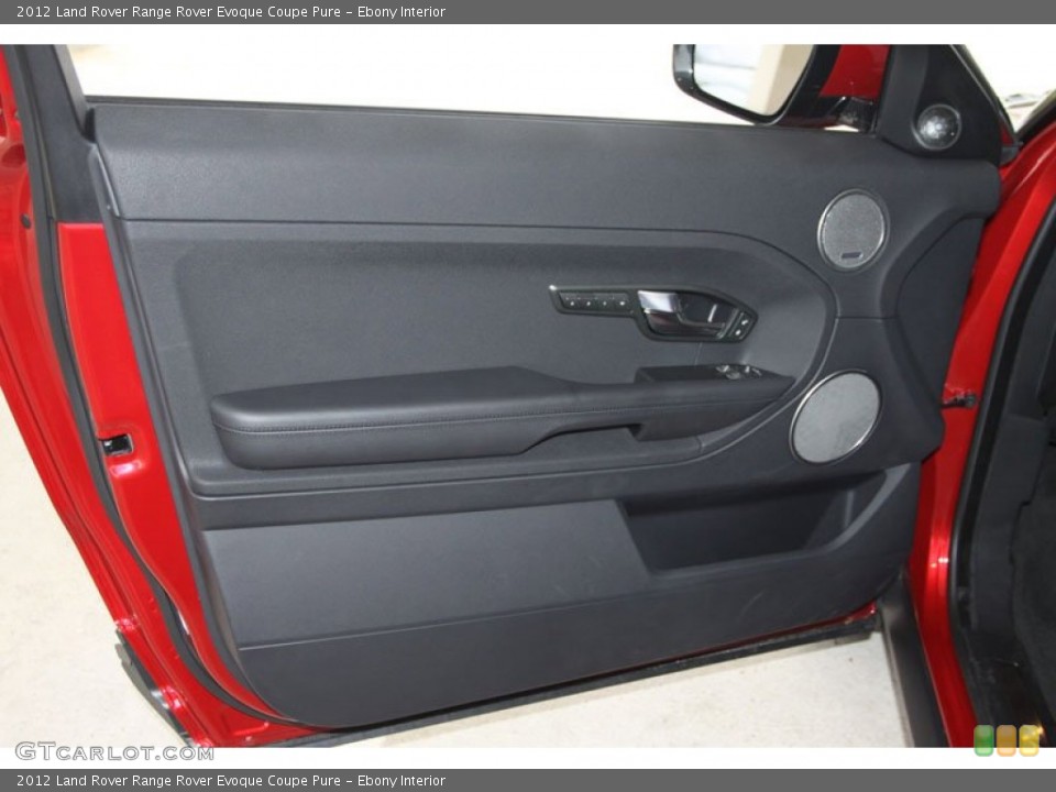 Ebony Interior Door Panel for the 2012 Land Rover Range Rover Evoque Coupe Pure #58208387