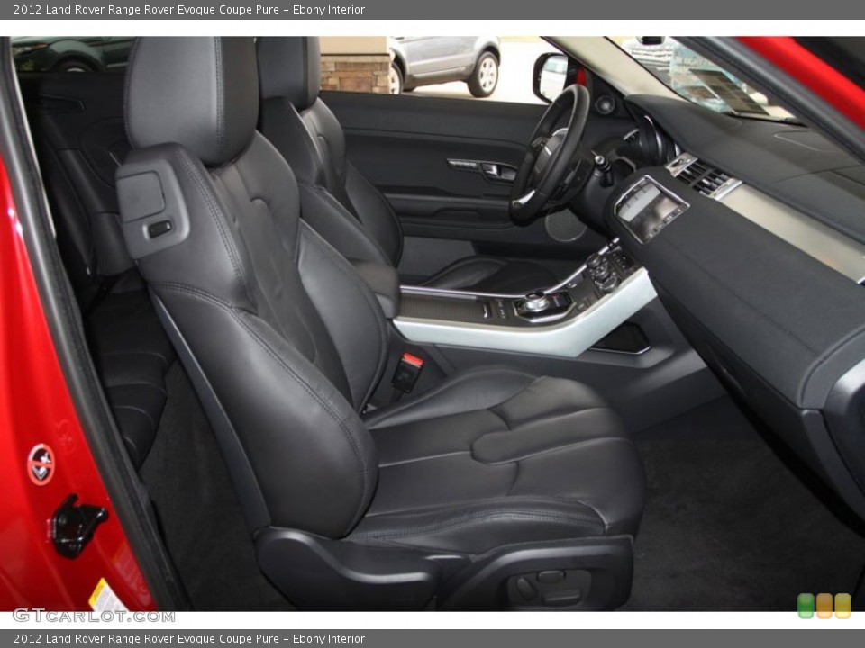 Ebony Interior Photo for the 2012 Land Rover Range Rover Evoque Coupe Pure #58208469